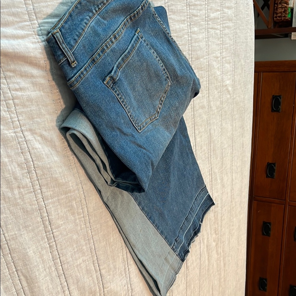 LOGO Blue Denim Jeans